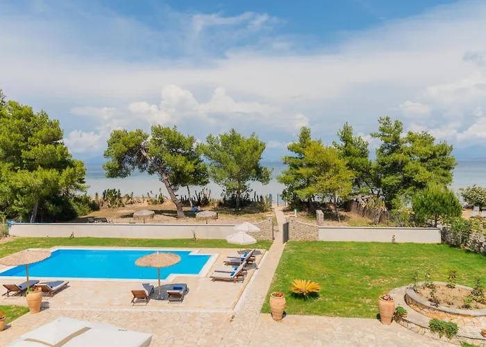 Sunrise Villa, - Garden Gate Opens Onto The * Potamion
