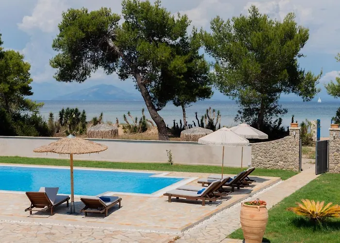 Sunrise Villa, - Garden Gate Opens Onto The * Potamion