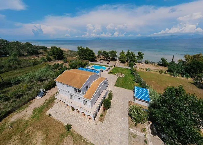 Sunrise Villa, - Garden Gate Opens Onto The * Potamion