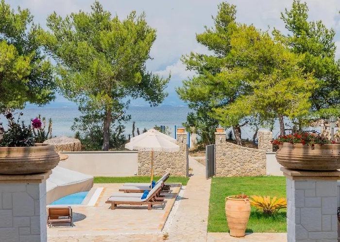 Sunrise Villa, - Garden Gate Opens Onto The * Potamion