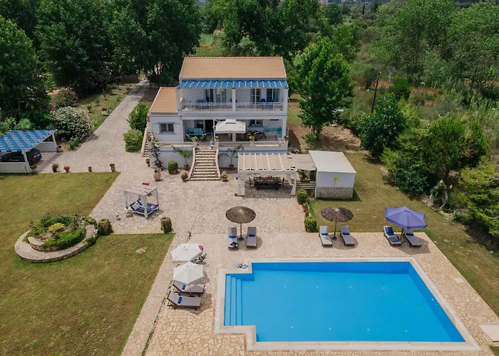 Sunrise Villa, - Garden Gate Opens Onto The Villa Potamion